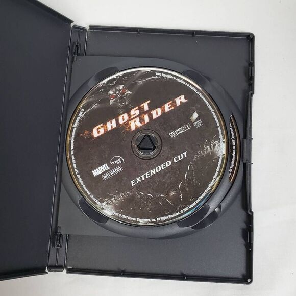 Ghost Rider DVD 2-Disc Extended Cut Nicolas Cage Eva Mendes Marvel Movie - Picture 2 of 4